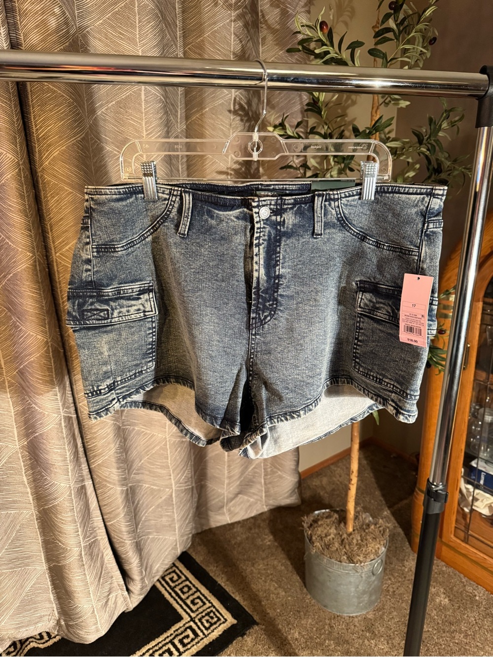 Target Women's Light Blue Denim Jean Shorts